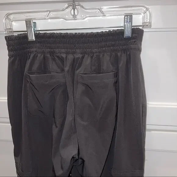 Athleta Chelsea Cargo Black Olive Green Size 2 - Picture 5 of 7